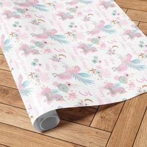 Unicorn Birthday Wrapping Paper