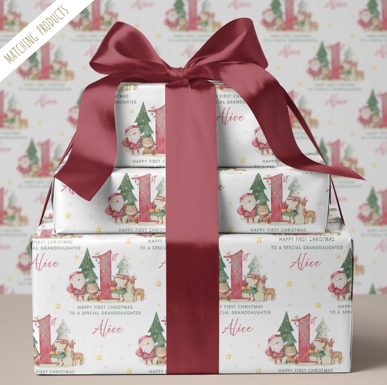Baby’s 1st Christmas Gift Wrapping Paper