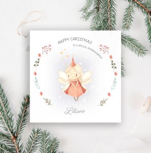 Christmas Fairy Wreath Card