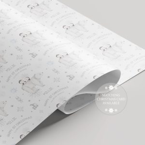 Gift Wrap 1st Christmas Polar Bear 1