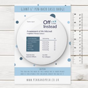 Personalised Ofsted Retirement Badge