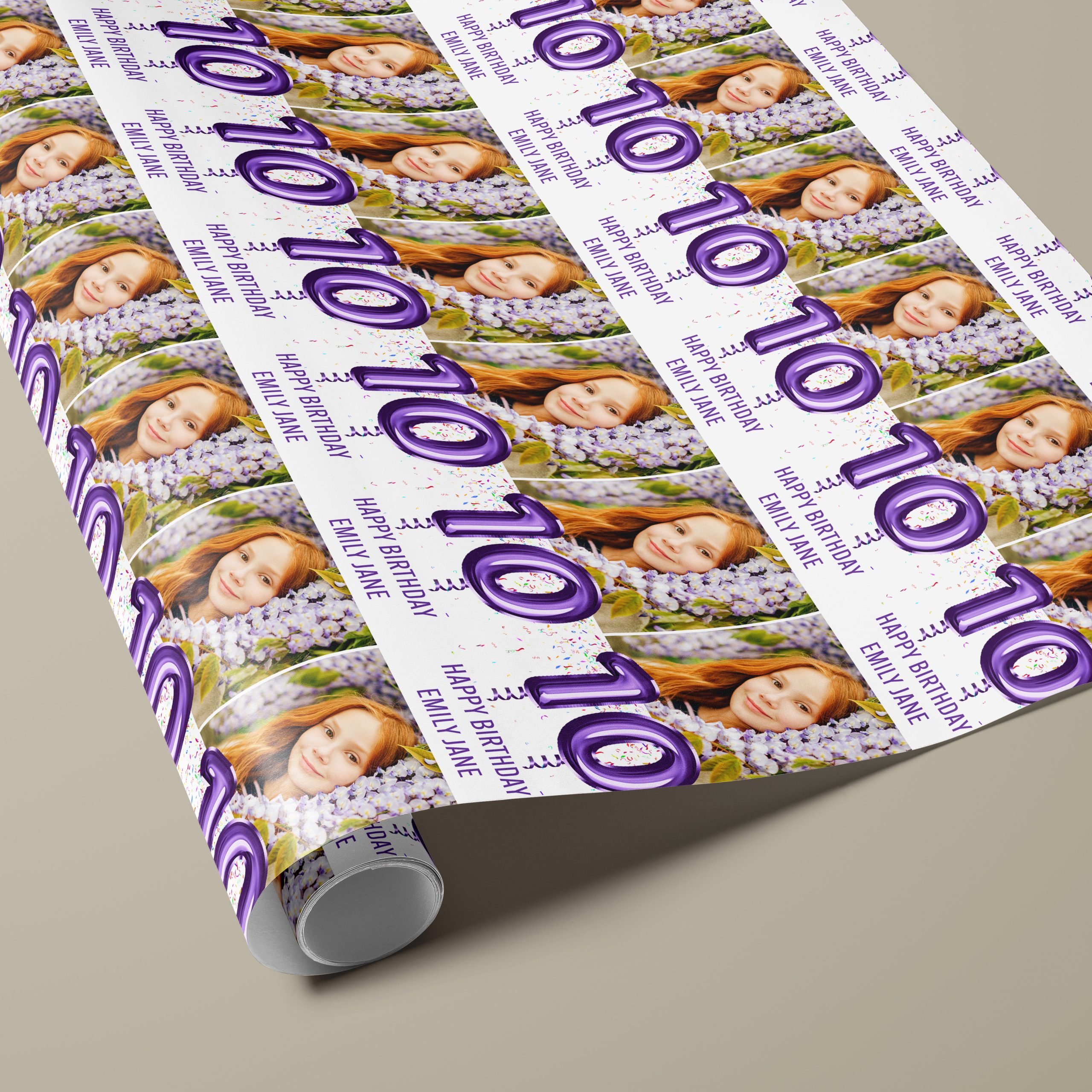 Personalised Photo Birthday Gift Wrap