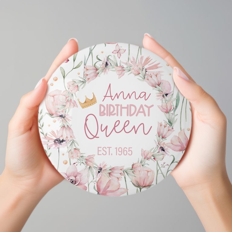 Giant 6 inch Personalised Birthday Badge