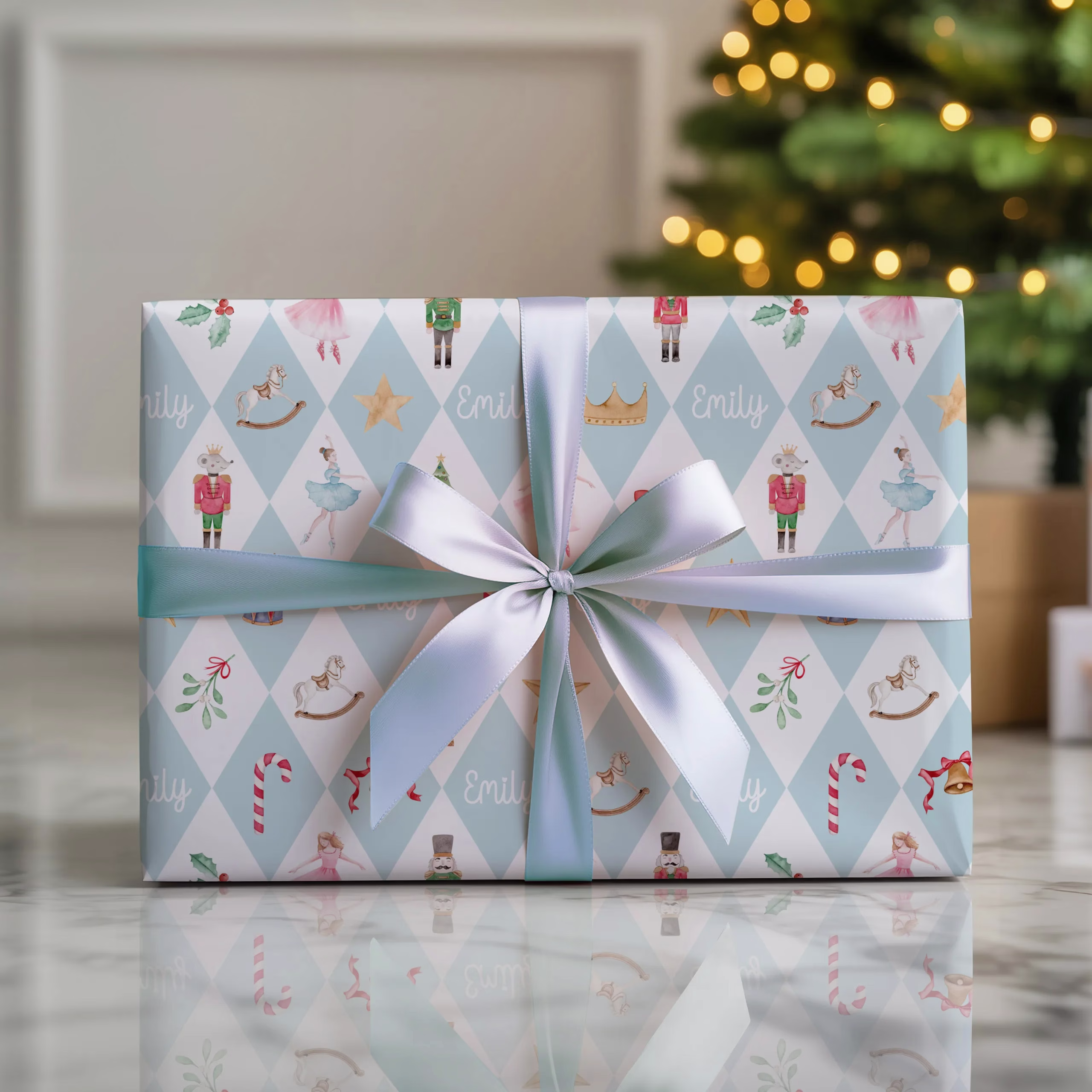 Nutcracker Christmas Gift Wrap