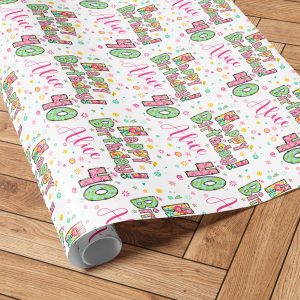 Personalised Alphabet Wrapping Paper