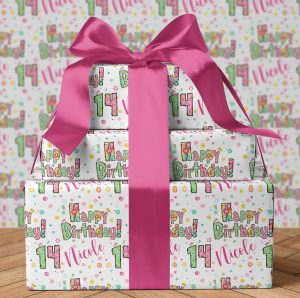 Personalised Alphabet Wrapping Paper