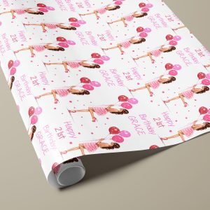 Personalised Pink Gift Wrapping Paper
