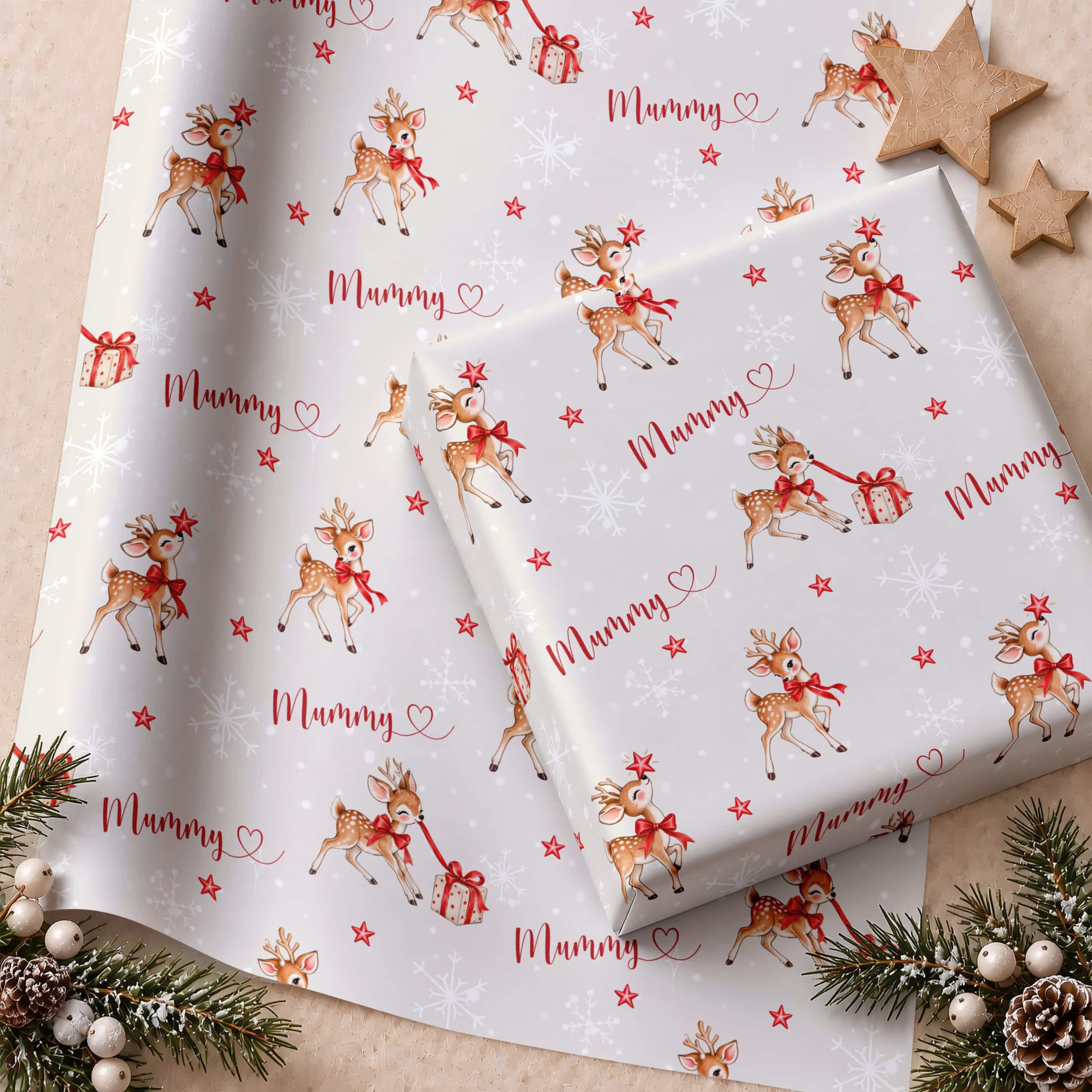 reindeer-christmas-gift-wrap-personalised-name