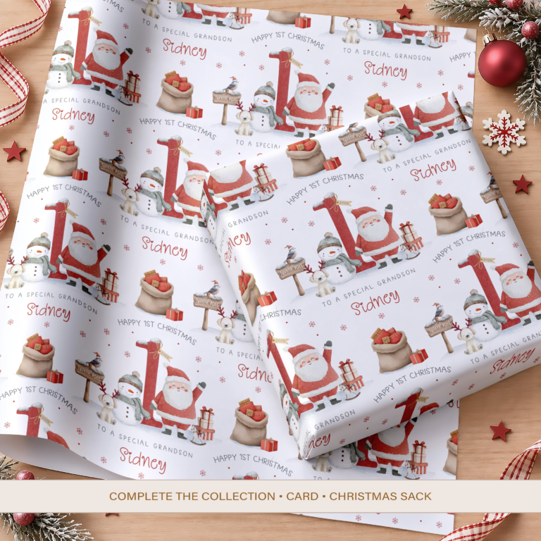 Baby’s First Christmas Wrapping Paper