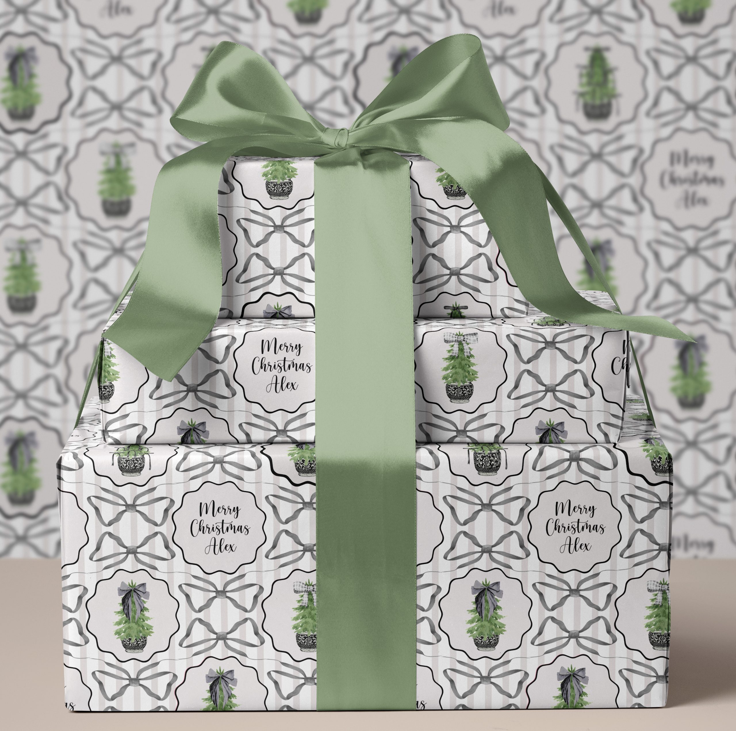 Personalised Christmas Wrapping Paper