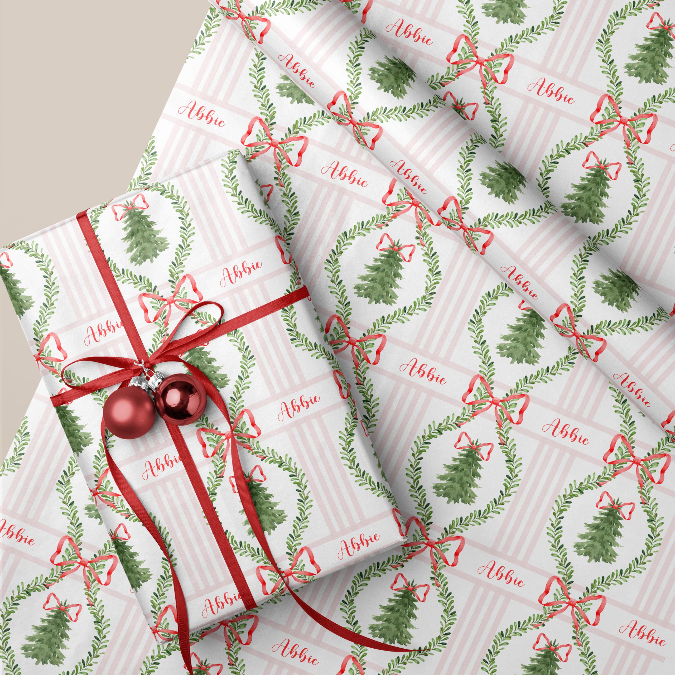 Personalised Christmas Gift Wrapping Paper