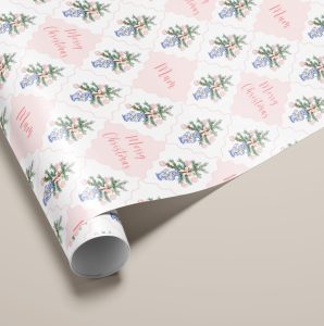 Personalised Pink Gift Wrapping Paper