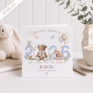 New Baby Boy Card