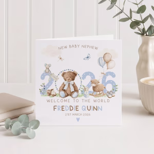New Baby Boy Card