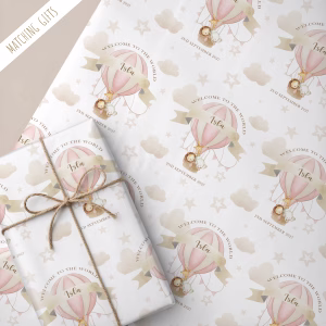 New Baby Girl Wrapping Paper