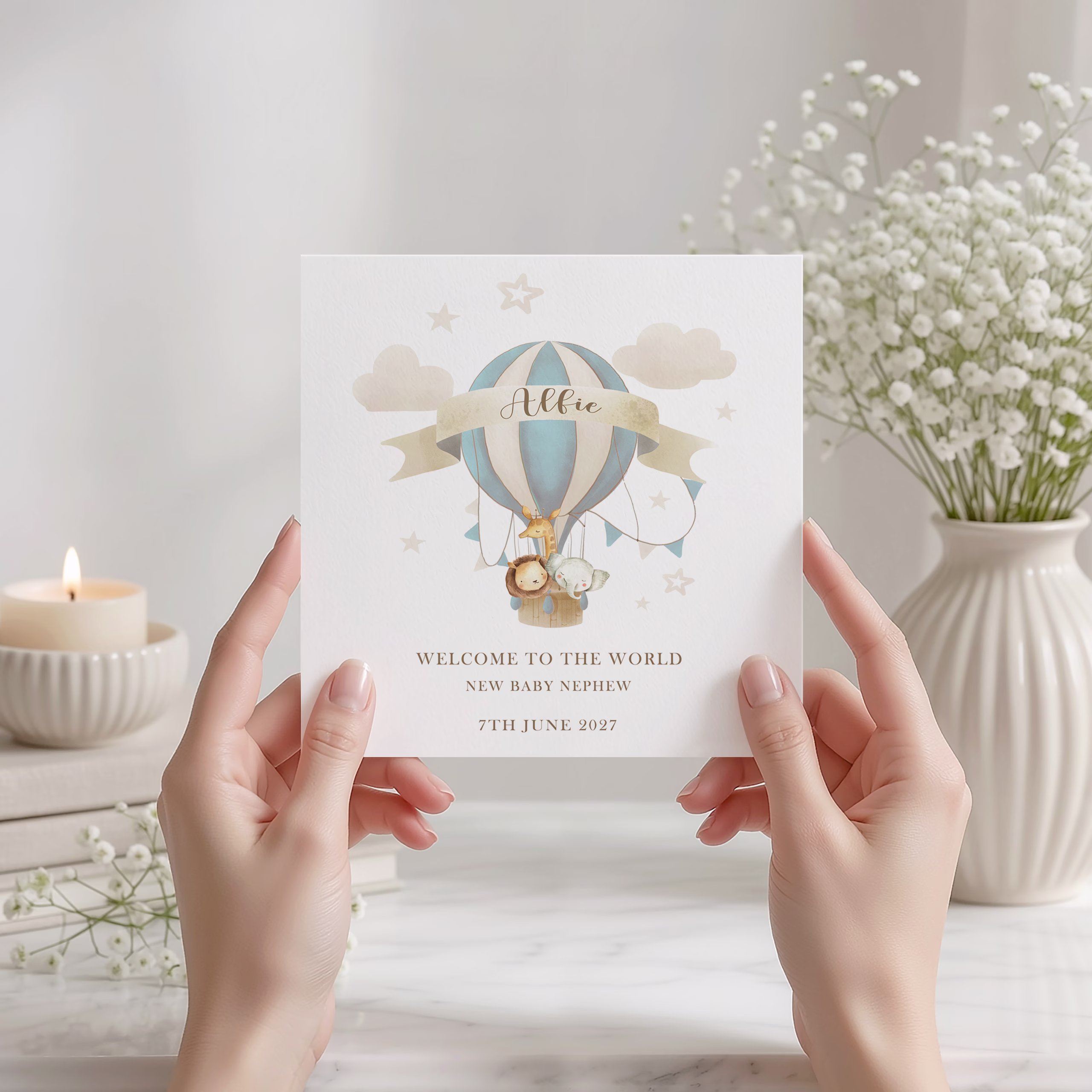 New Baby Boy Card
