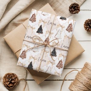 Personalised Cookie Christmas Gift Wrapping Paper
