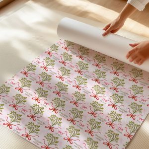 Personalised Mistletoe Gift Wrapping Paper