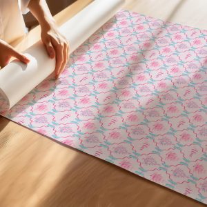 Personalised Pink Christmas Gift Wrapping Paper