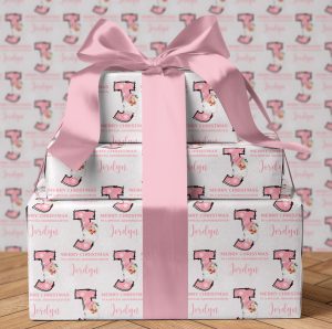 Christmas Pink Santa Alphabet