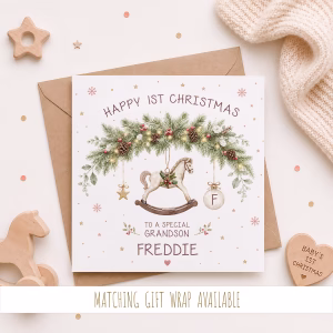Baby's 1st Christmas Card