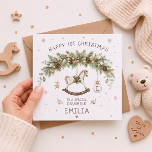 Baby's 1st Christmas Card