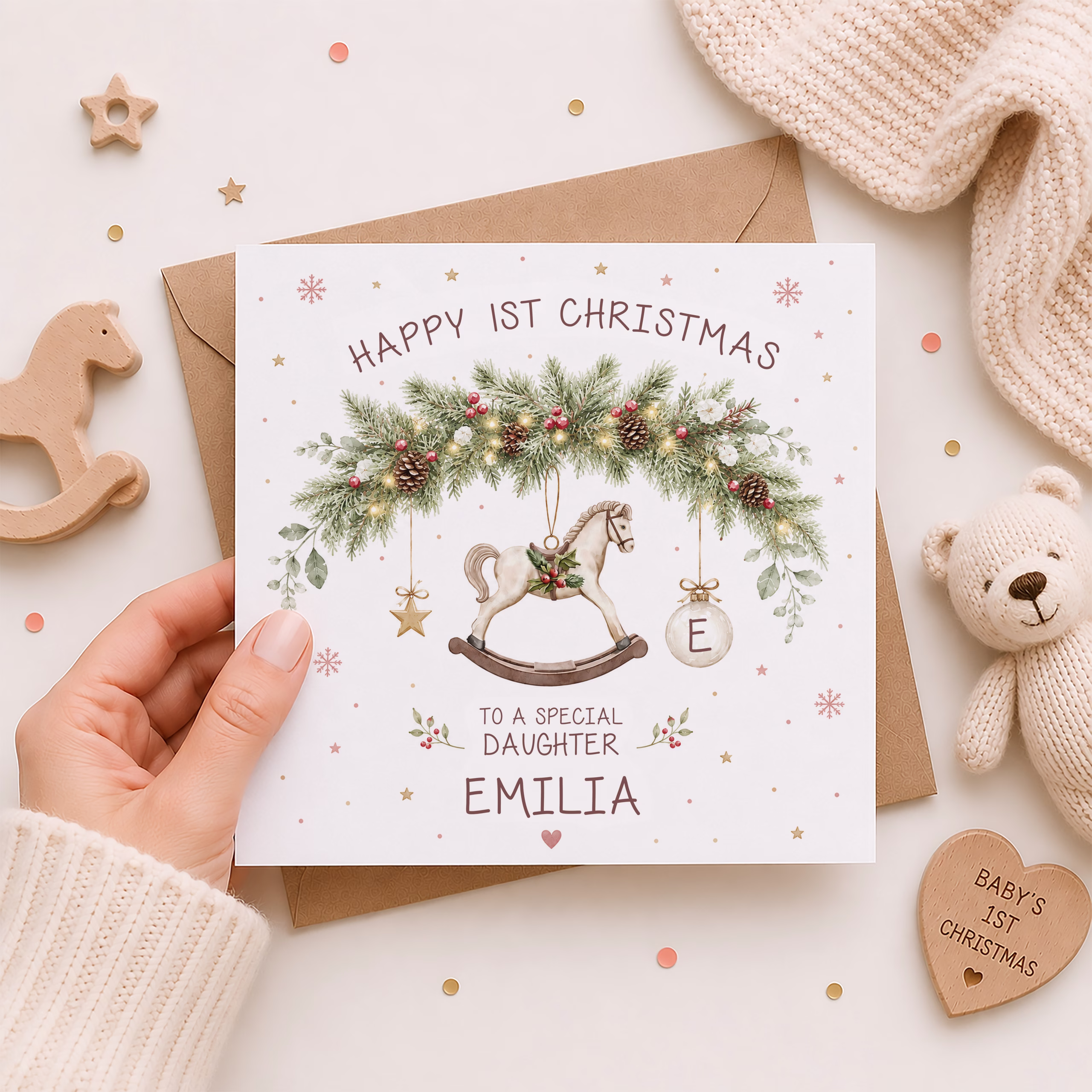 Baby's 1st Christmas Card