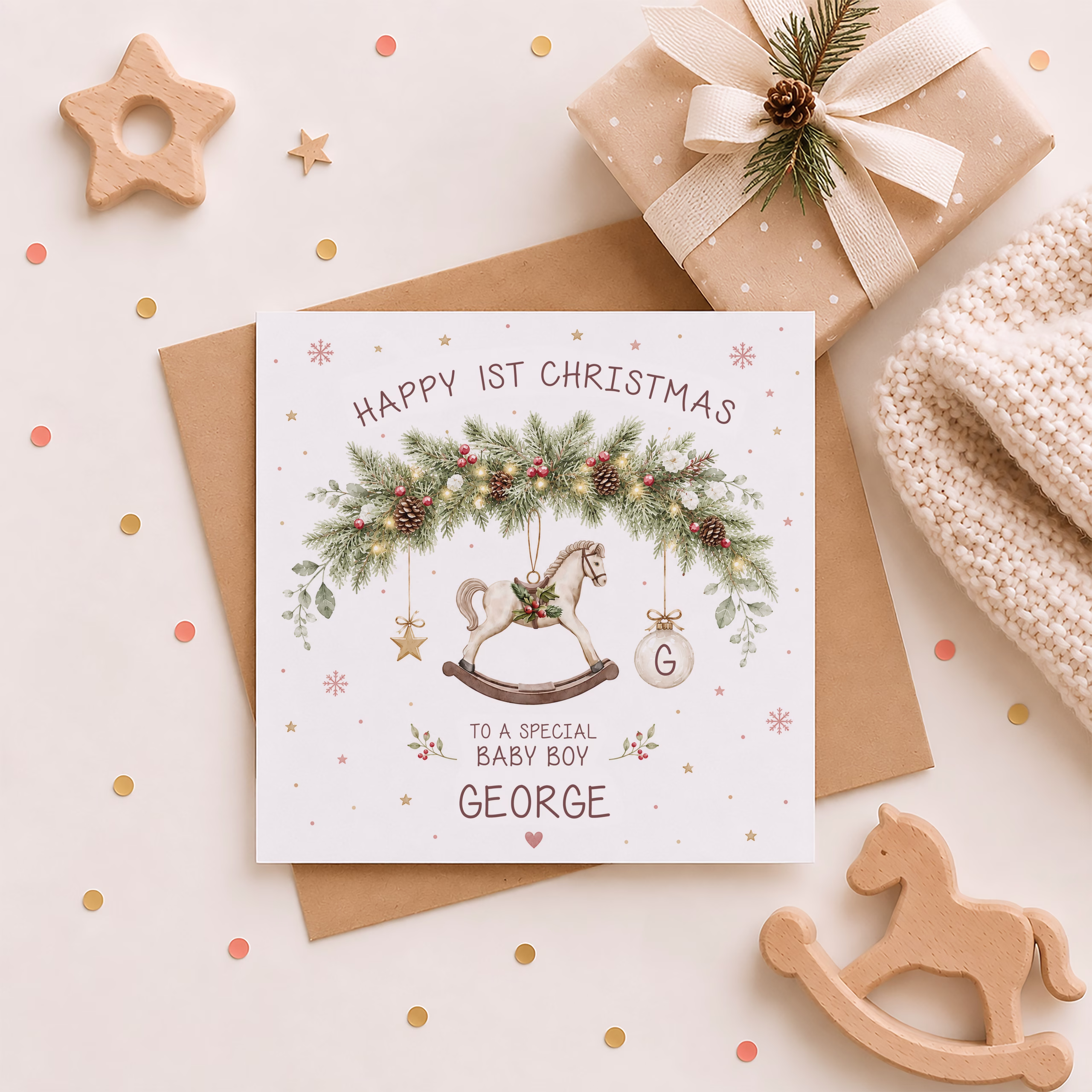 Baby's 1st Christmas Card
