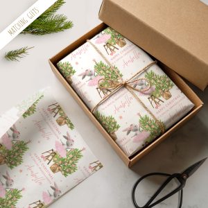 Personalisled Girls Ballet Christmas Wrapping Paper