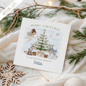 Personalised Fairy Christmas Card