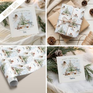 Personalised Fairy Christmas Wrapping Paper