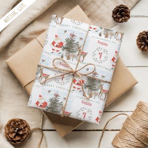 Personalised Father Christmas Wrapping Paper