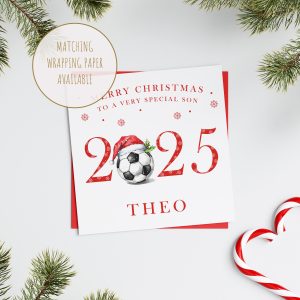 Christmas Card Football Year 2025