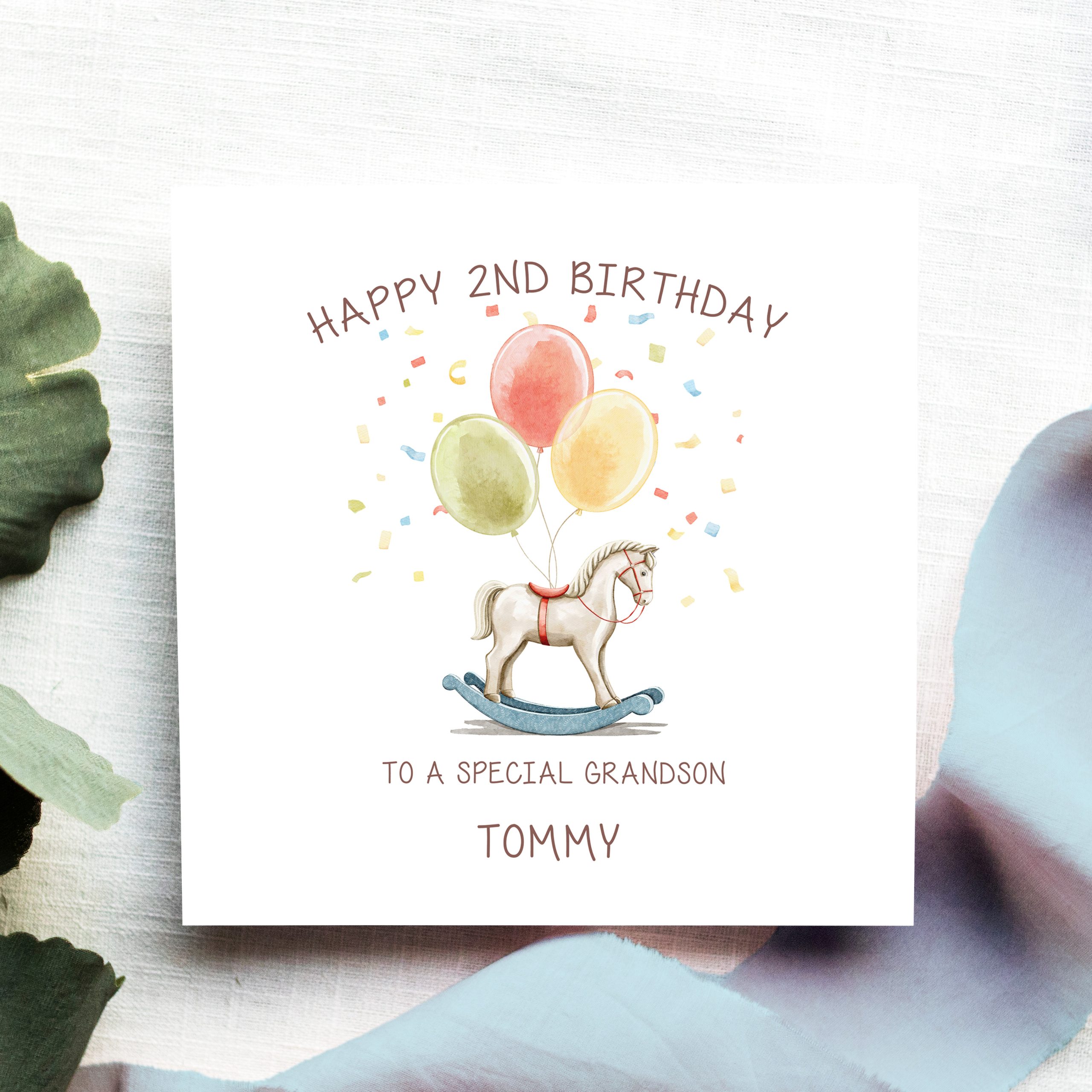 Birthday Rocking Horse Card