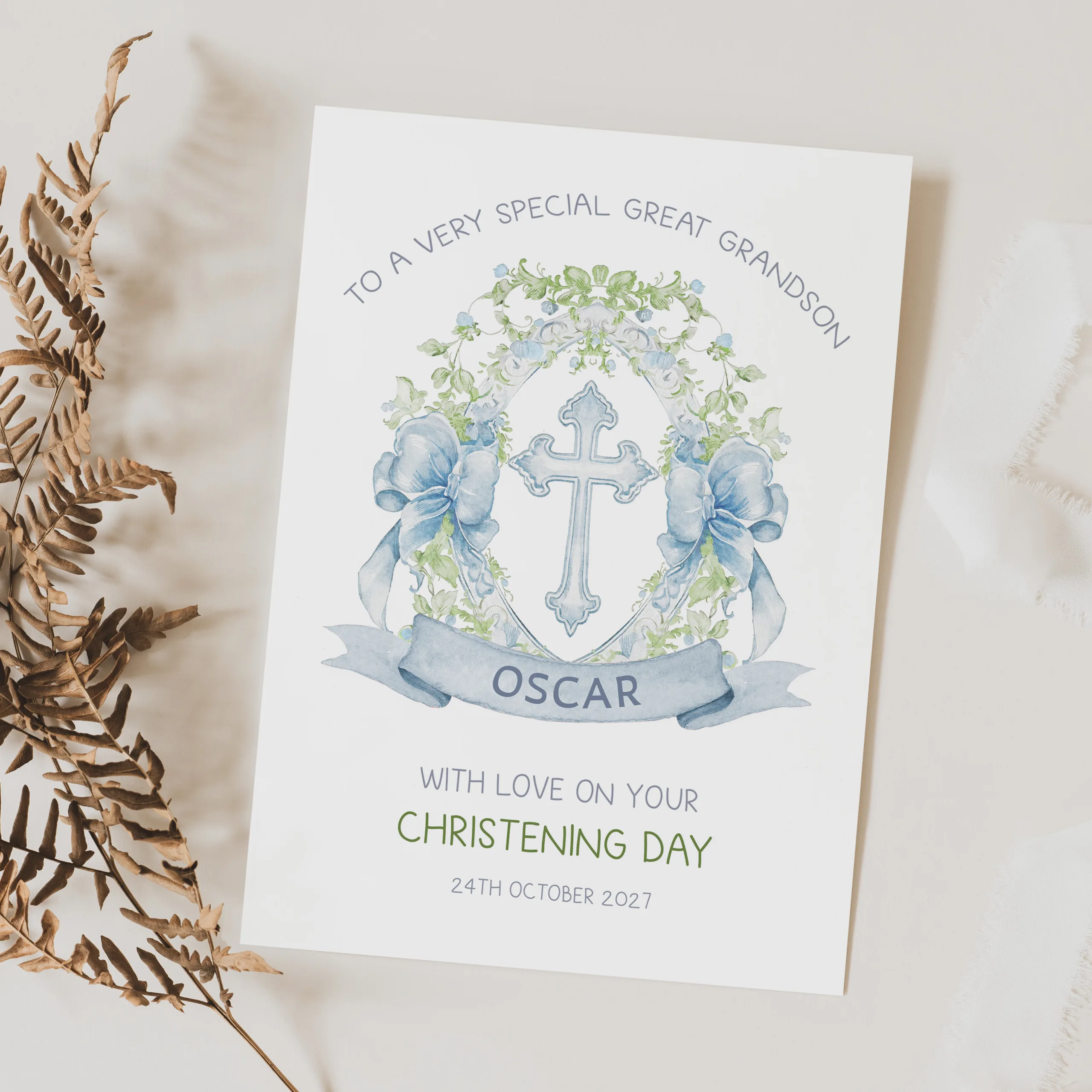 Christening Card