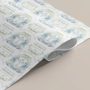 Personalised Christening Gift Paper