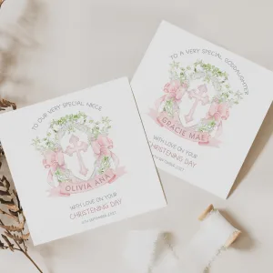 Personalised Christening Card