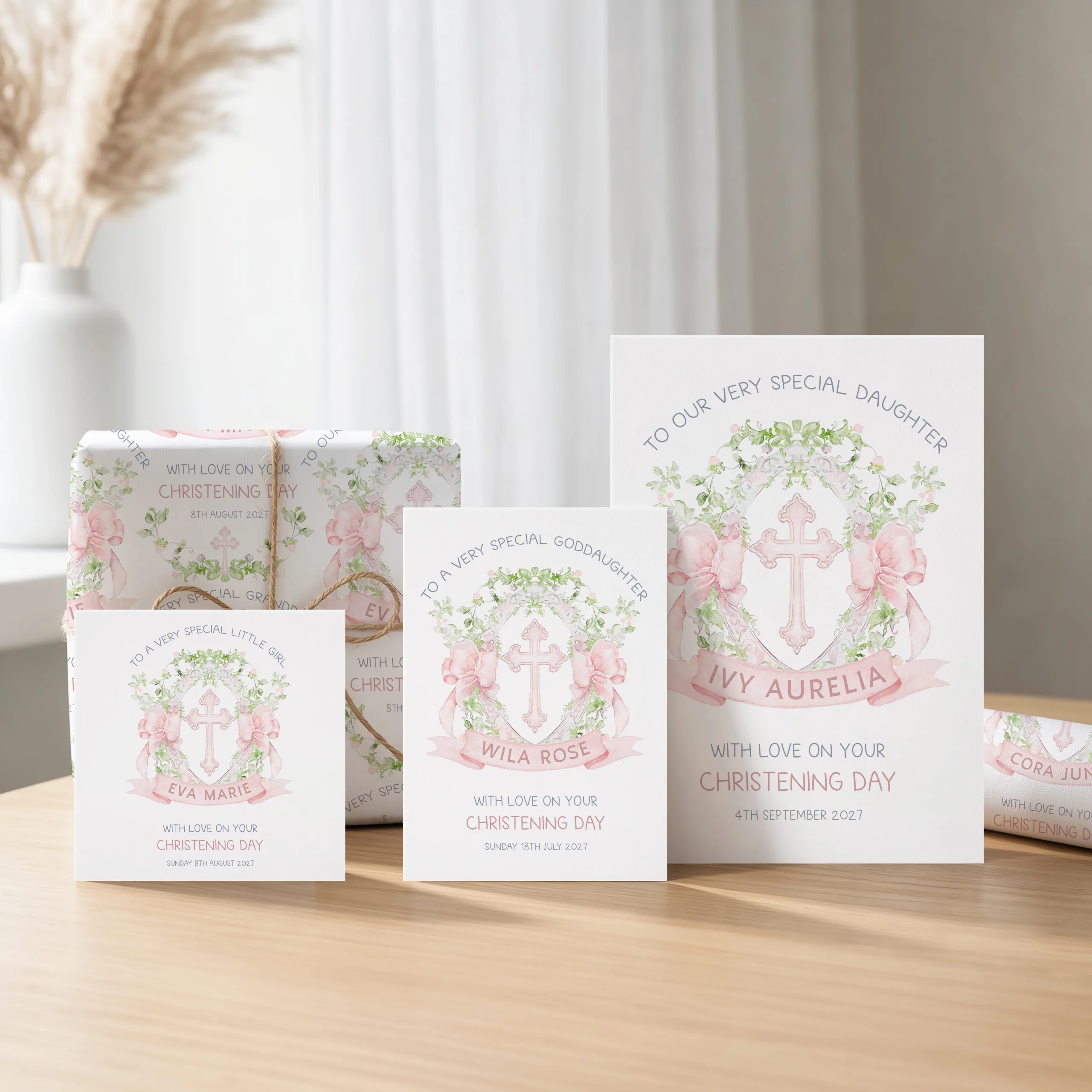 Personalised Christening Card