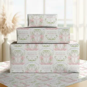 Christening Gift Wrapping Paper