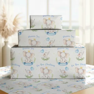 Christening Gift Wrapping Paper