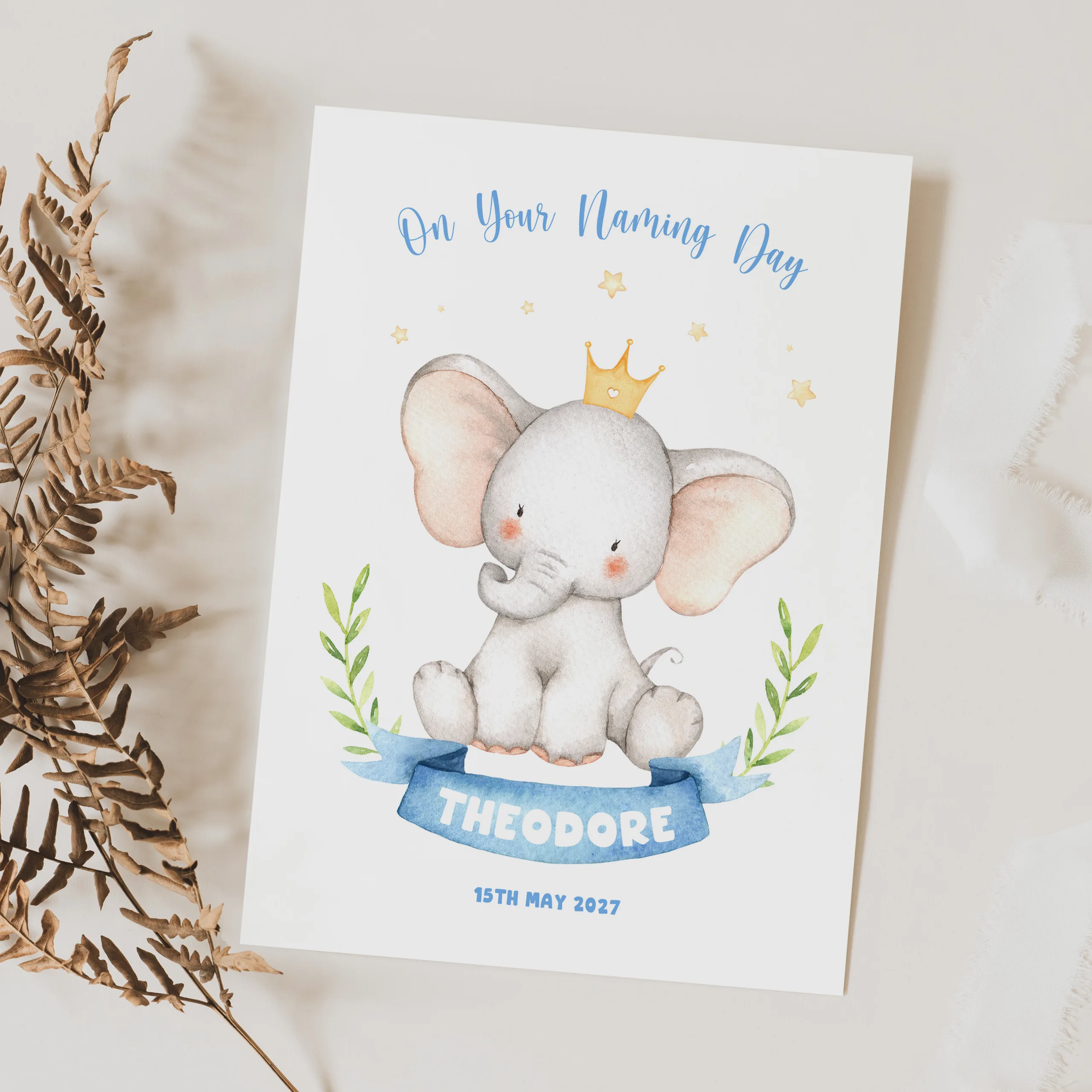 Christening Card