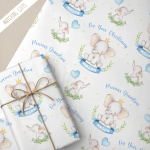 Christening Gift Wrapping Paper