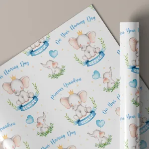 Christening Gift Wrapping Paper