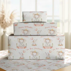 Christening Gift Wrapping Paper