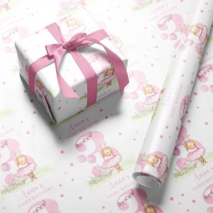 Ballerina Birthday Wrapping Paper