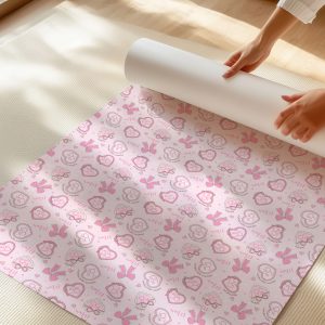 Personalised Pink Heart Birthday Gift Wrapping Paper