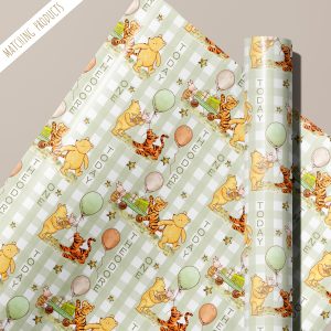 Winnie The Pooh Birthday Gift Wrapping Paper