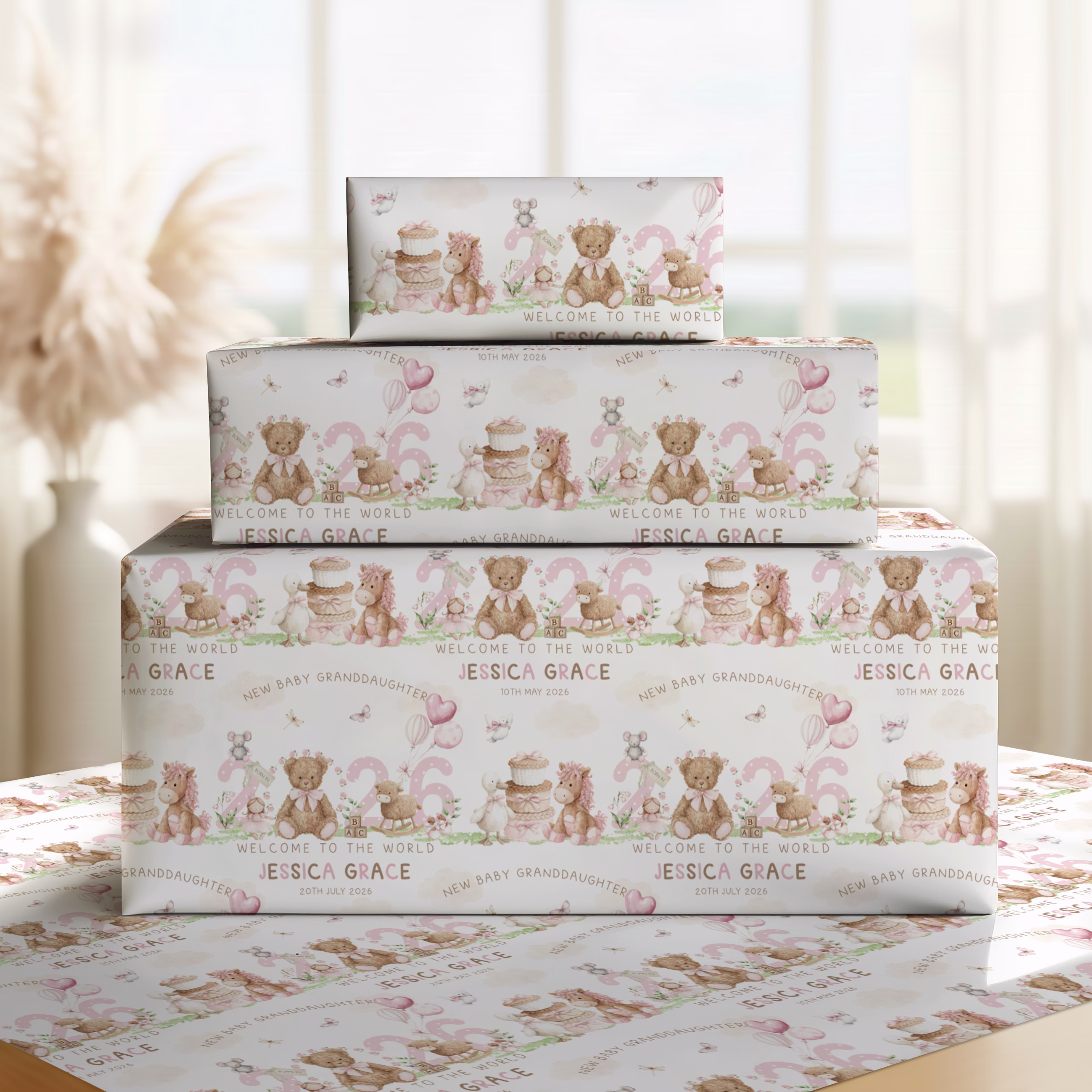 New Baby Gift Wrapping Paper