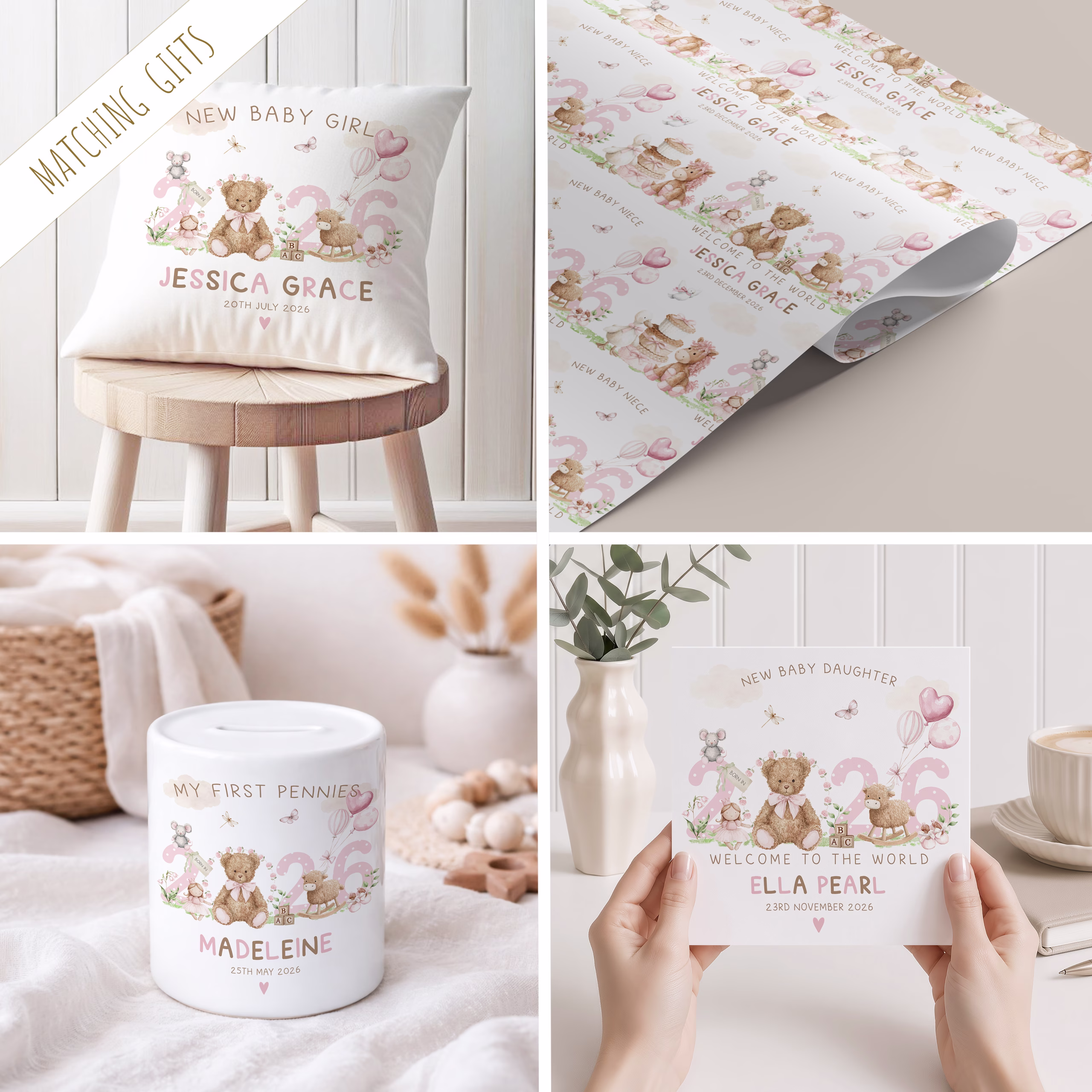 New Baby Gift Wrapping Paper