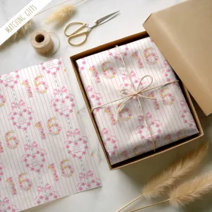 Personalised 16th Birthday Gift Wrapping Paper